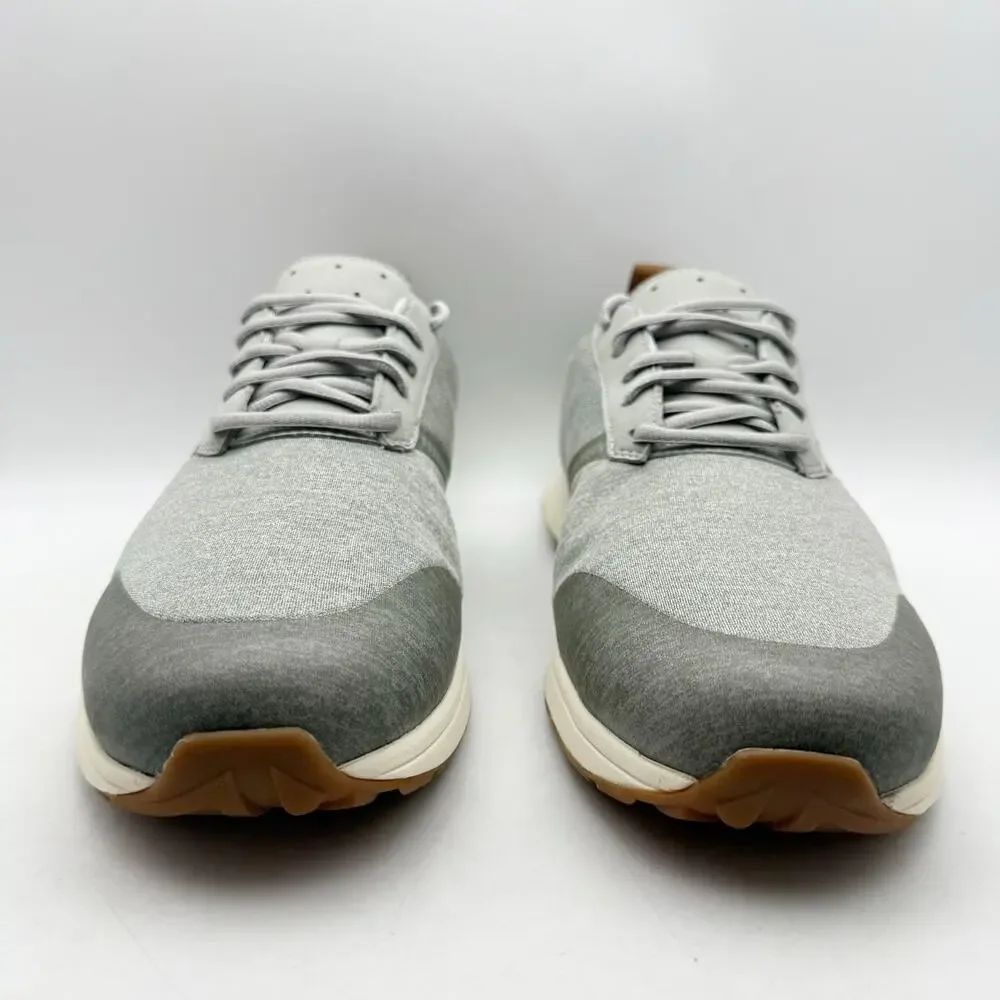 YORK Athletics Mens Henry Sweatshirt Casual Sneakers US 12 Gray Knit NIB